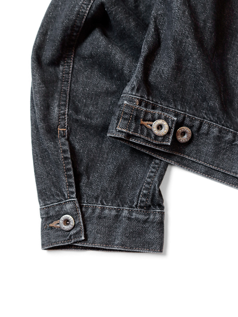 KAPITAL Jacket 11.5Oz Black Denim Gypsy Driller JKT