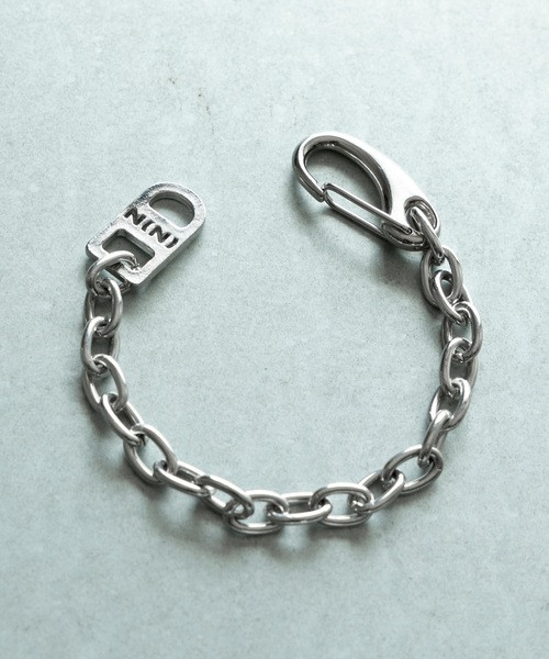 NUMBER (N)INE Accessories N(N) LOGO PLATE HOLE CHAIN BRACELET
