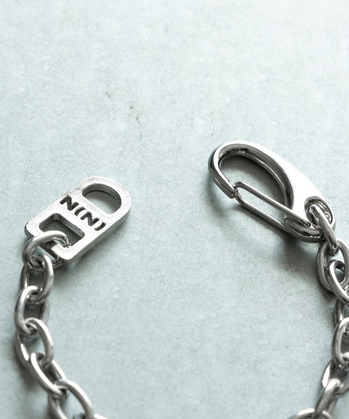 NUMBER (N)INE Accessories N(N) LOGO PLATE HOLE CHAIN BRACELET