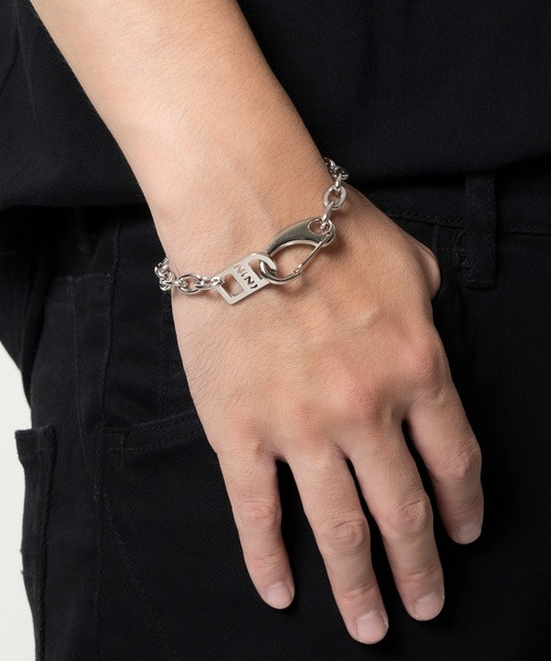 NUMBER (N)INE Accessories N(N) LOGO PLATE HOLE CHAIN BRACELET