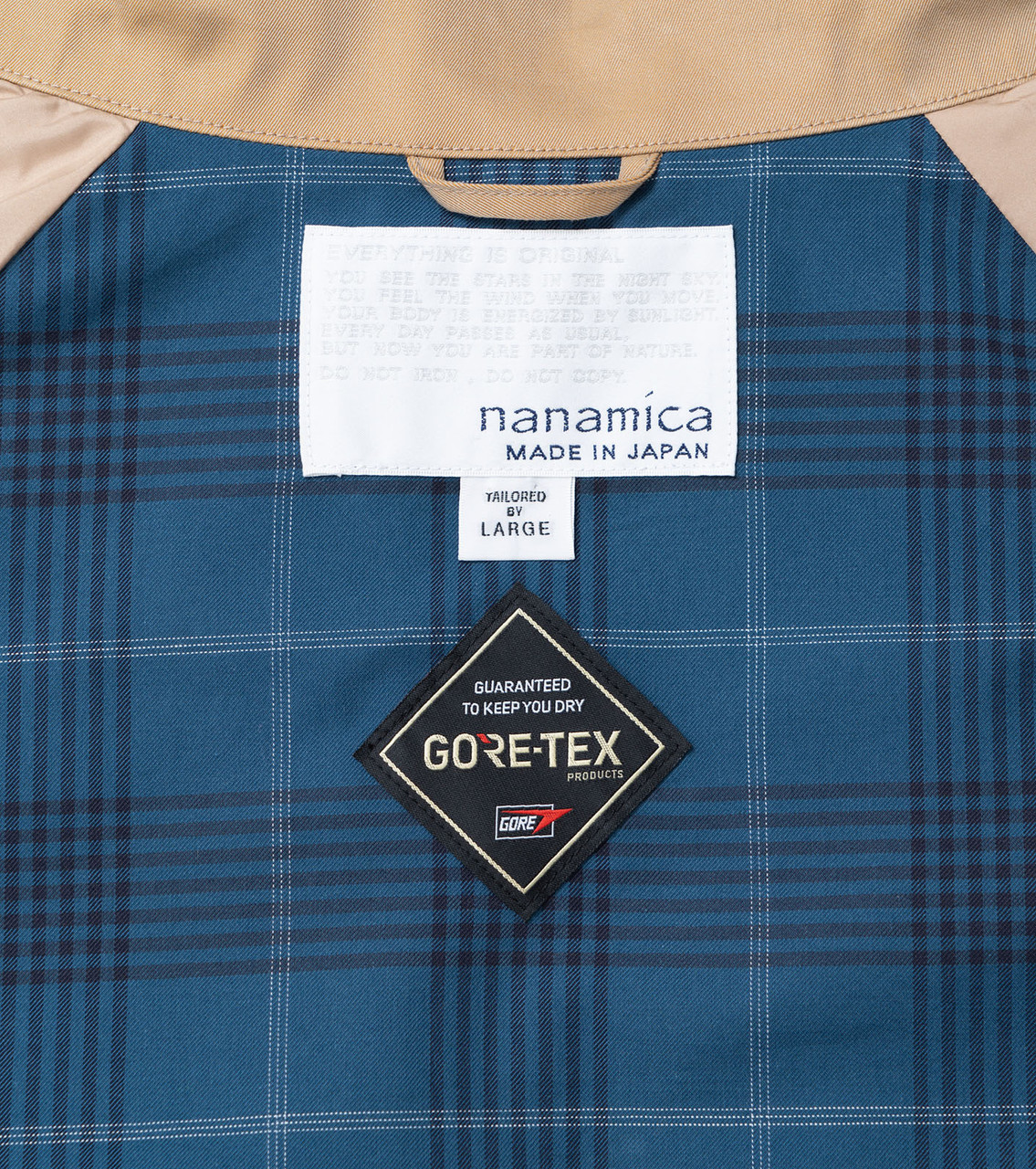 nanamica JACKET GORE-TEX Crew Jacket Online Shop to Worldwide
