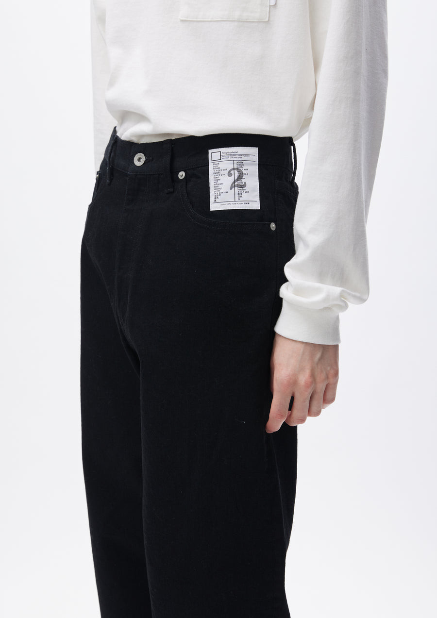 NEIGHBORHOOD PANTS BW . DP BASIC PANTS