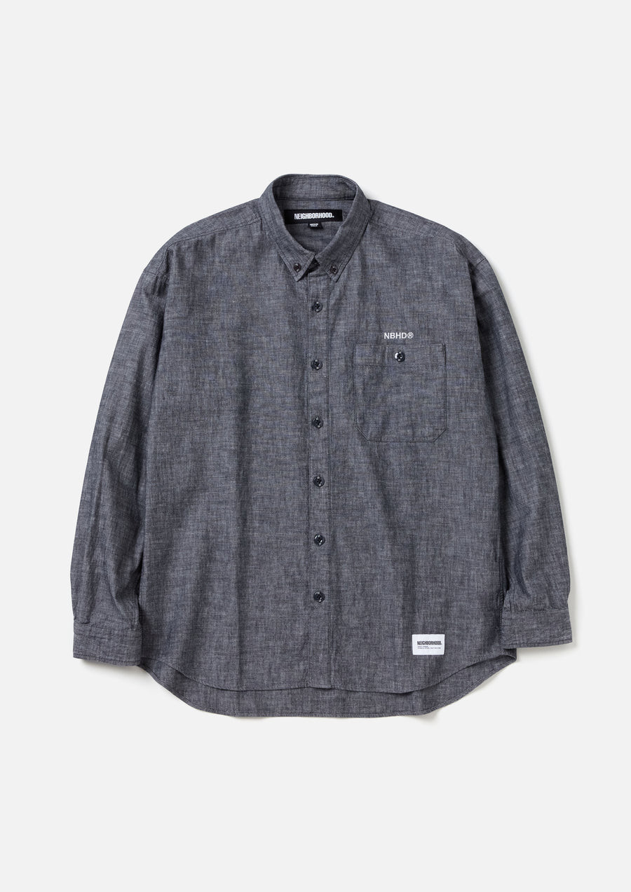 NEIGHBORHOOD SHIRTS CHAMBRAY BD SHIRT LS