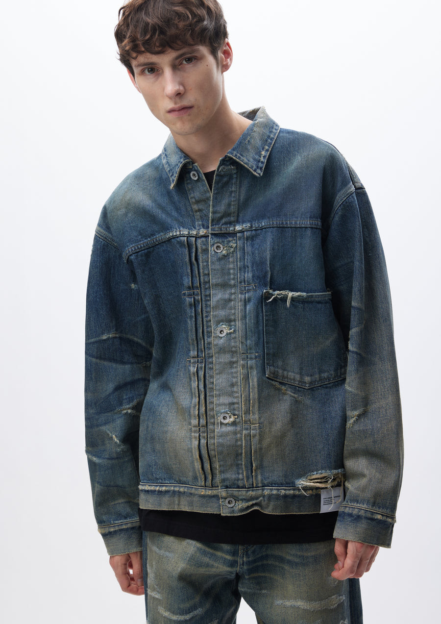 NEIGHBORHOOD JACKETS SAVAGE DENIM TYPE-1 JACKET