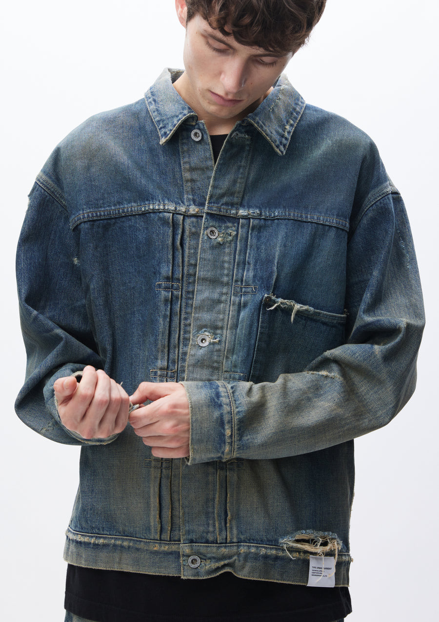 NEIGHBORHOOD JACKETS SAVAGE DENIM TYPE-1 JACKET