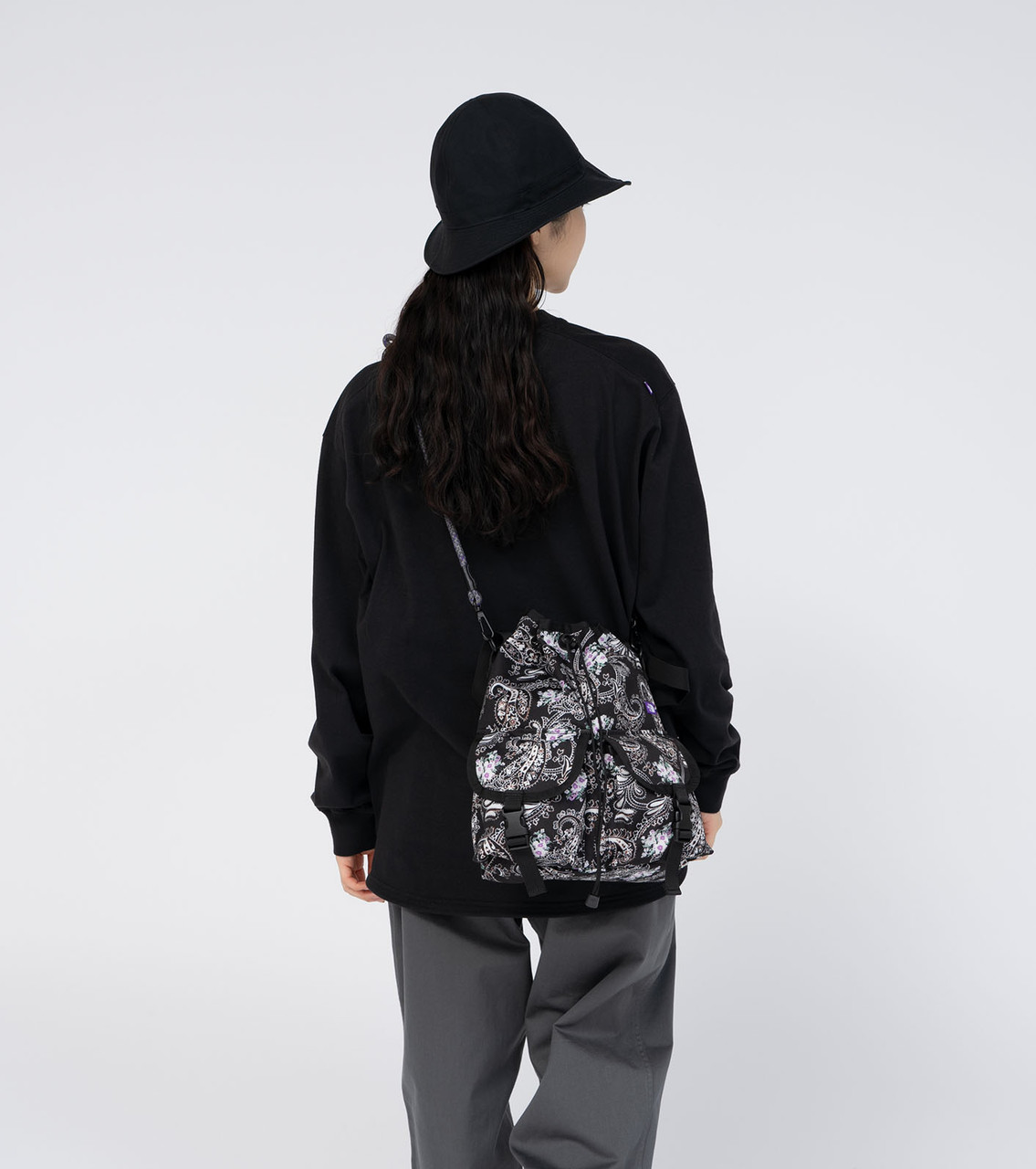 THE NORTH FACE Purple Label BAG Paisley Print Stroll Tote Bag