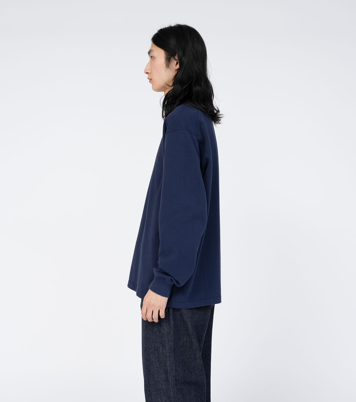 THE NORTH FACE Purple Label SHIRT Moss Stitch Field Rugby Shirt