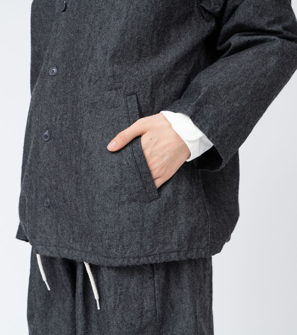 ジャケット・アウター Cotton Wool Deck Jacket nanamica 6614ce56169a5__13509.