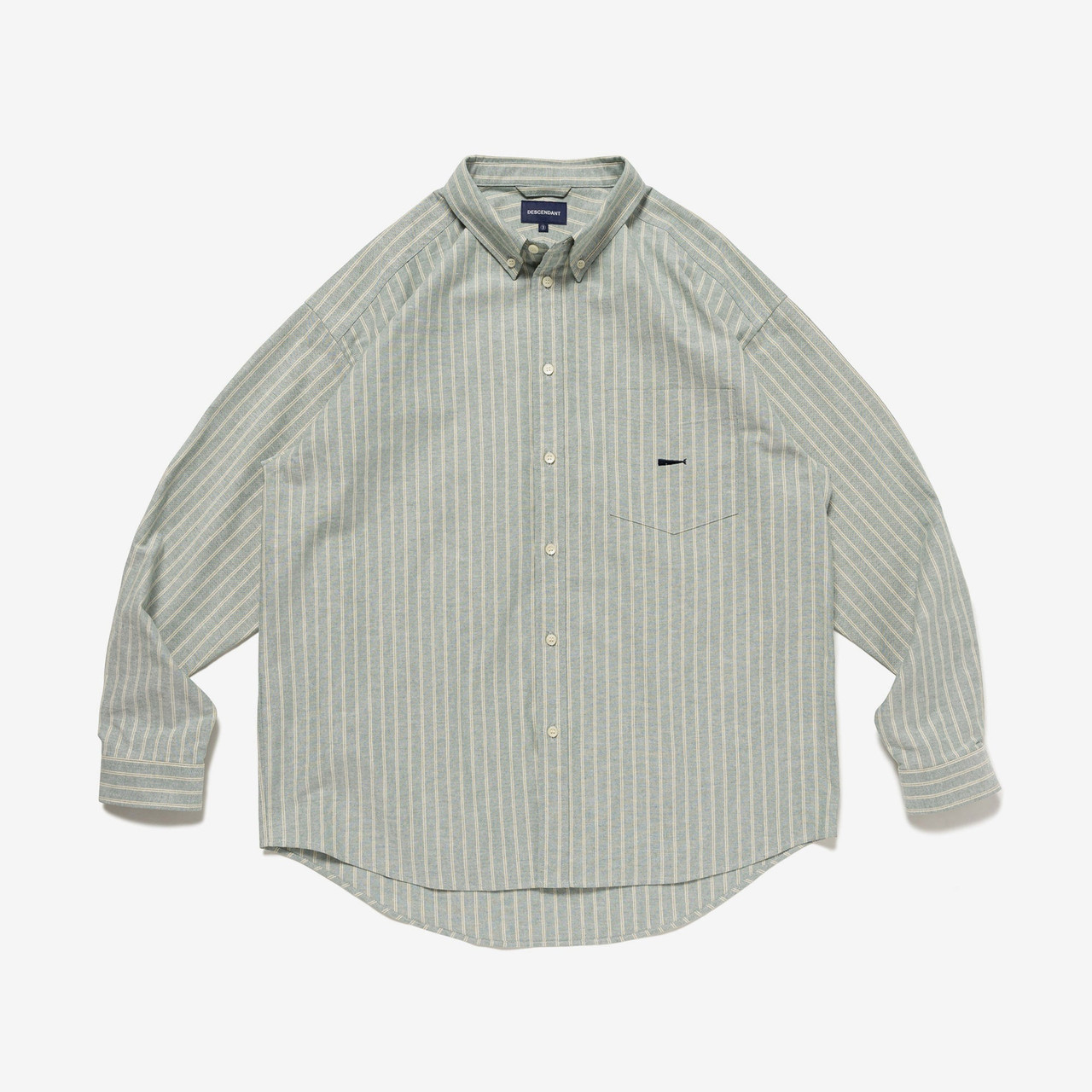 DESCENDANT SHIRT KENNEDY'S OXFORD LS STRIPE SHIRT Online Shop to