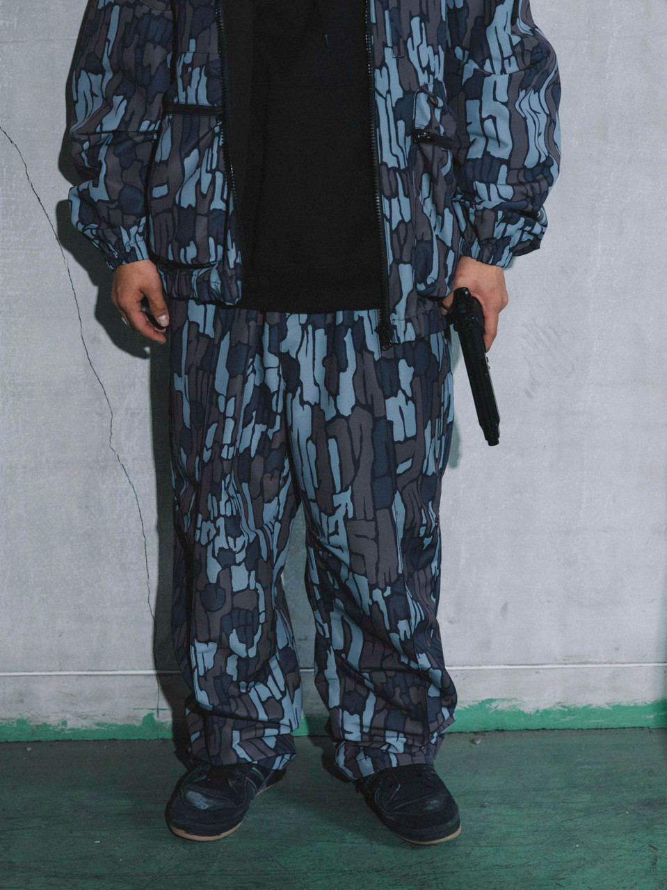 Evisen Skateboards PANTS POSTMAN PINTUCK PANTS - BLACK