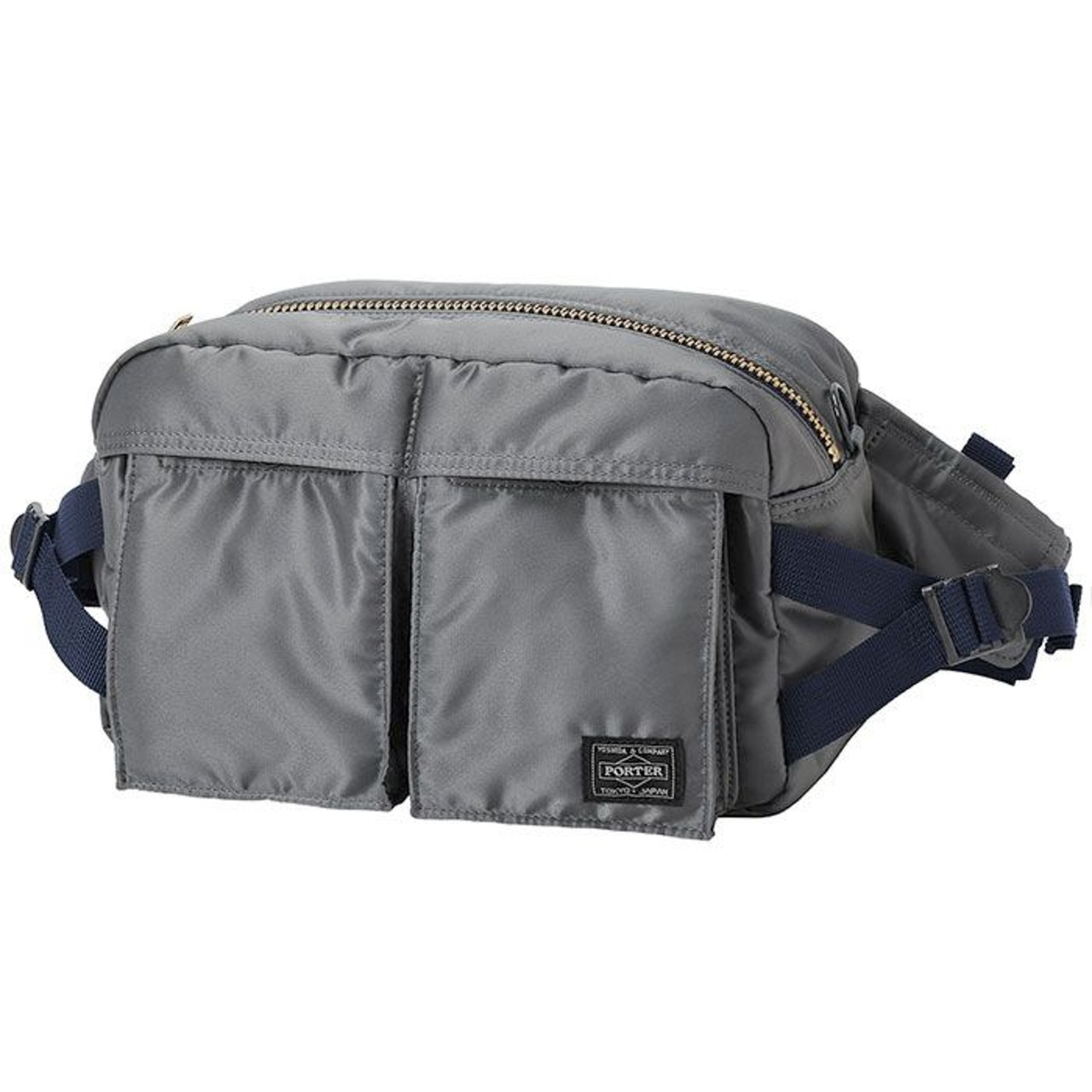 バッグ PORTER PX Tanker Fanny Pack Silver Gray PORTER PX Tanker Fanny Pack Silver Gray