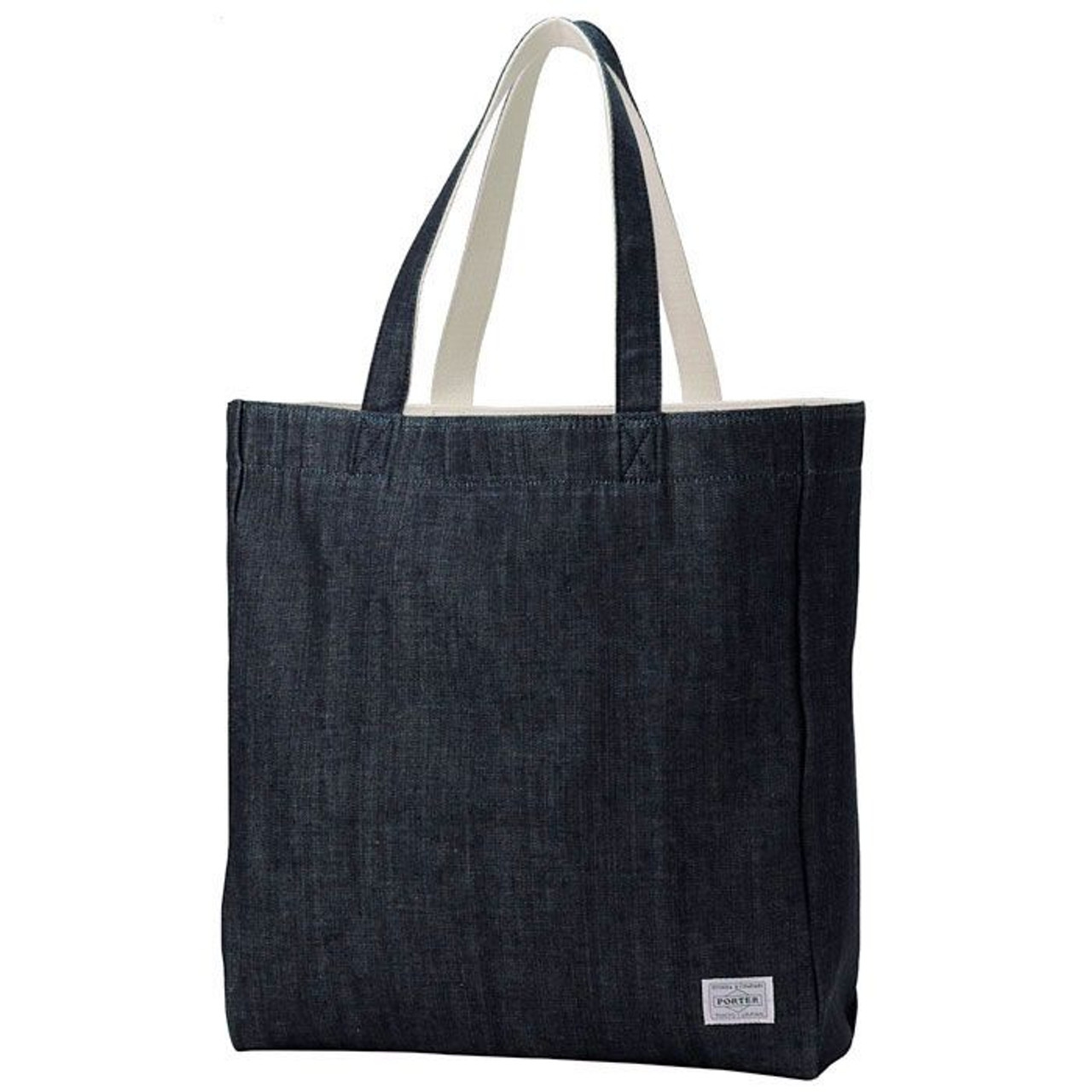 バッグ 384-06165 PORTER STAND TOTE DENIM BAG L Porter Tote Bag STAND TOTE DENIM TOTE BAG (L)