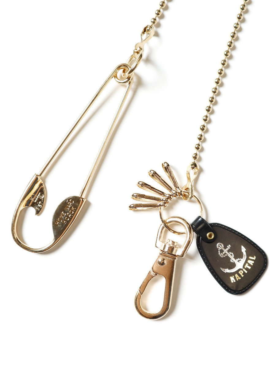 KAPITAL GOODS Brass Anchor Snood Chain