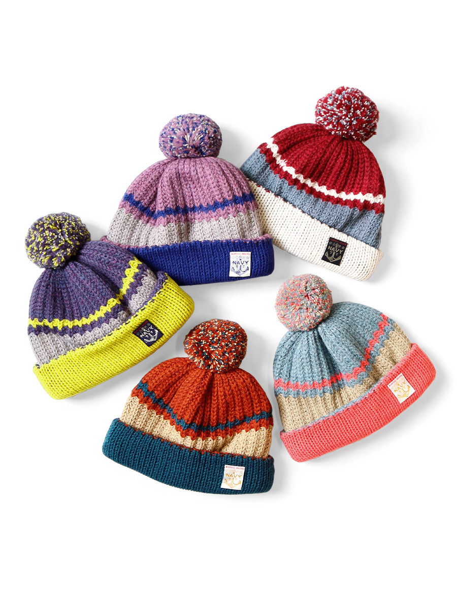 Kapitalニットキャップ KAPITAL Hat/Cap 3G Wool Ribbed Knit CAP
