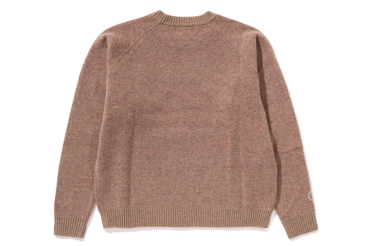 BAPE KNIT SHARK WOOL MIX SWEATER