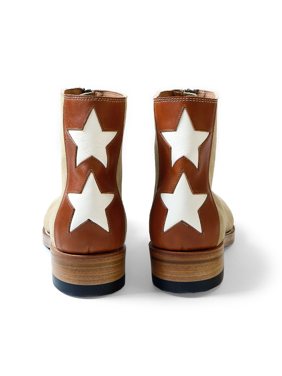 KAPITAL Shoes Suede Leather ZIP UP Cafe Lace Frisco Boots