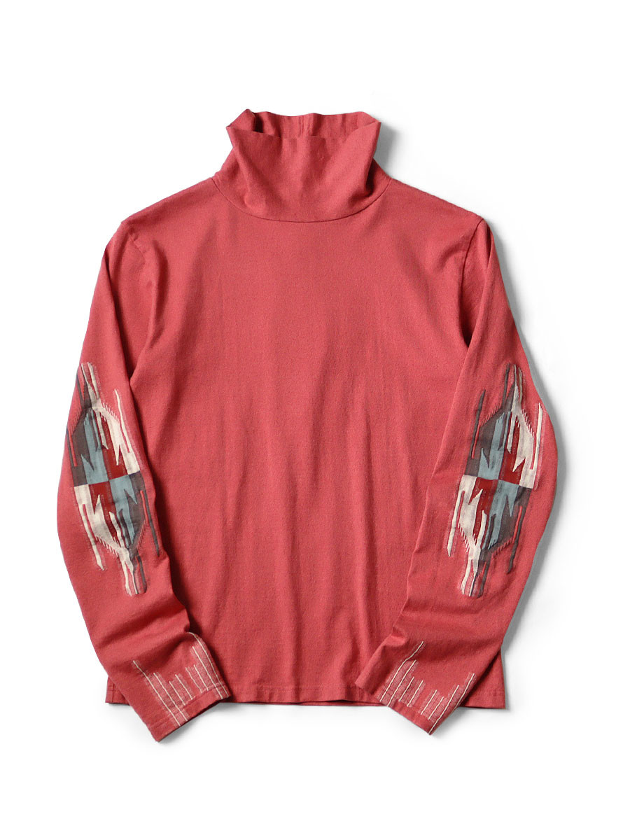 KAPITAL T-Shirt Ortega Jersey High Neck Long T-Shirt