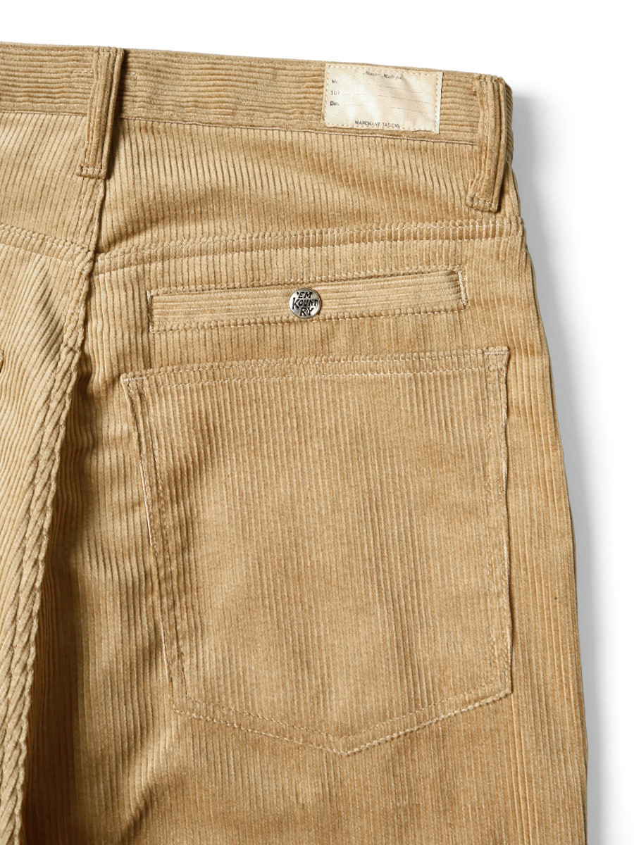 KAPITAL Pants 8W Corduroy Zipper Port Baggy Pants