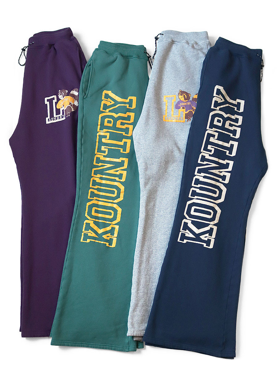 KAPITAL Pants 30/-Fleece Fleece Flared Sweatpants (KOUNTRY)