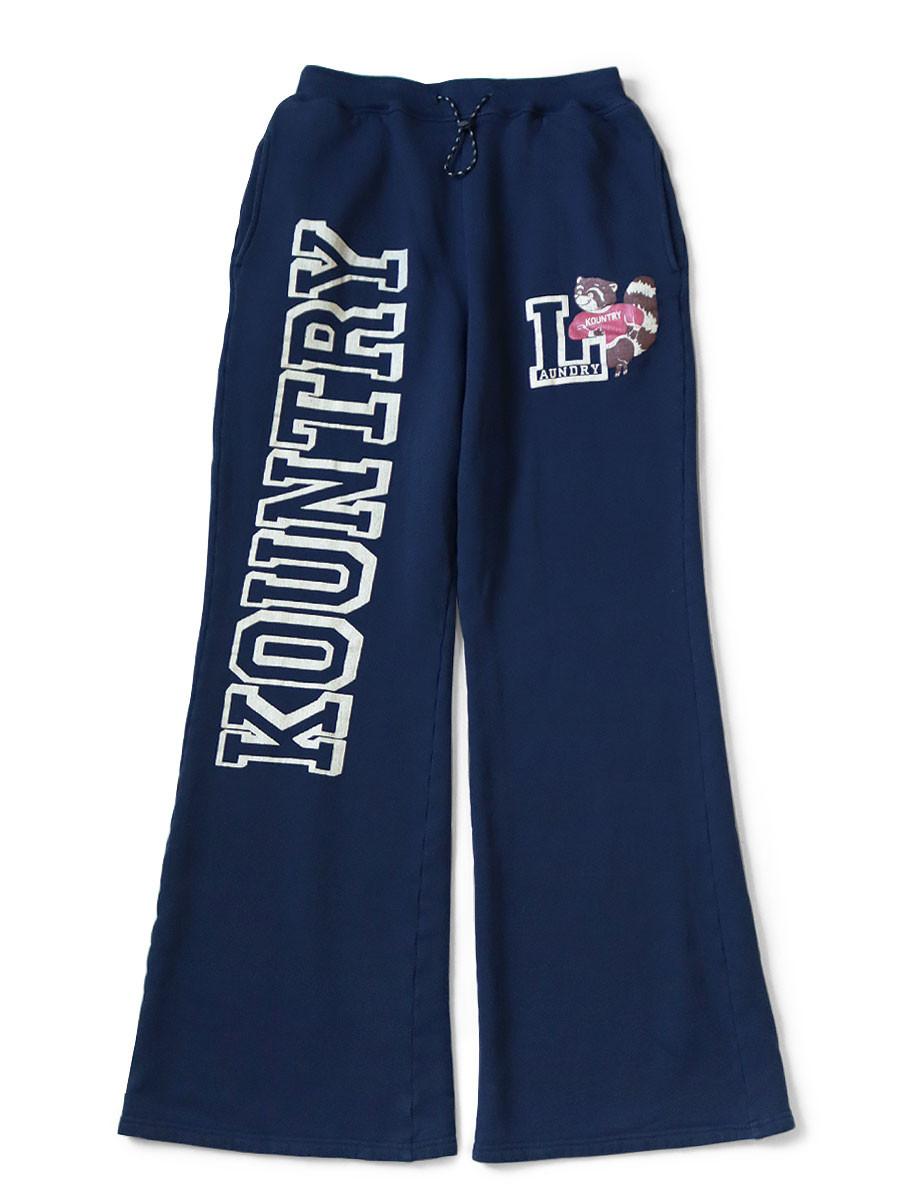 KAPITAL Pants 30/-Fleece Fleece Flared Sweatpants (KOUNTRY)