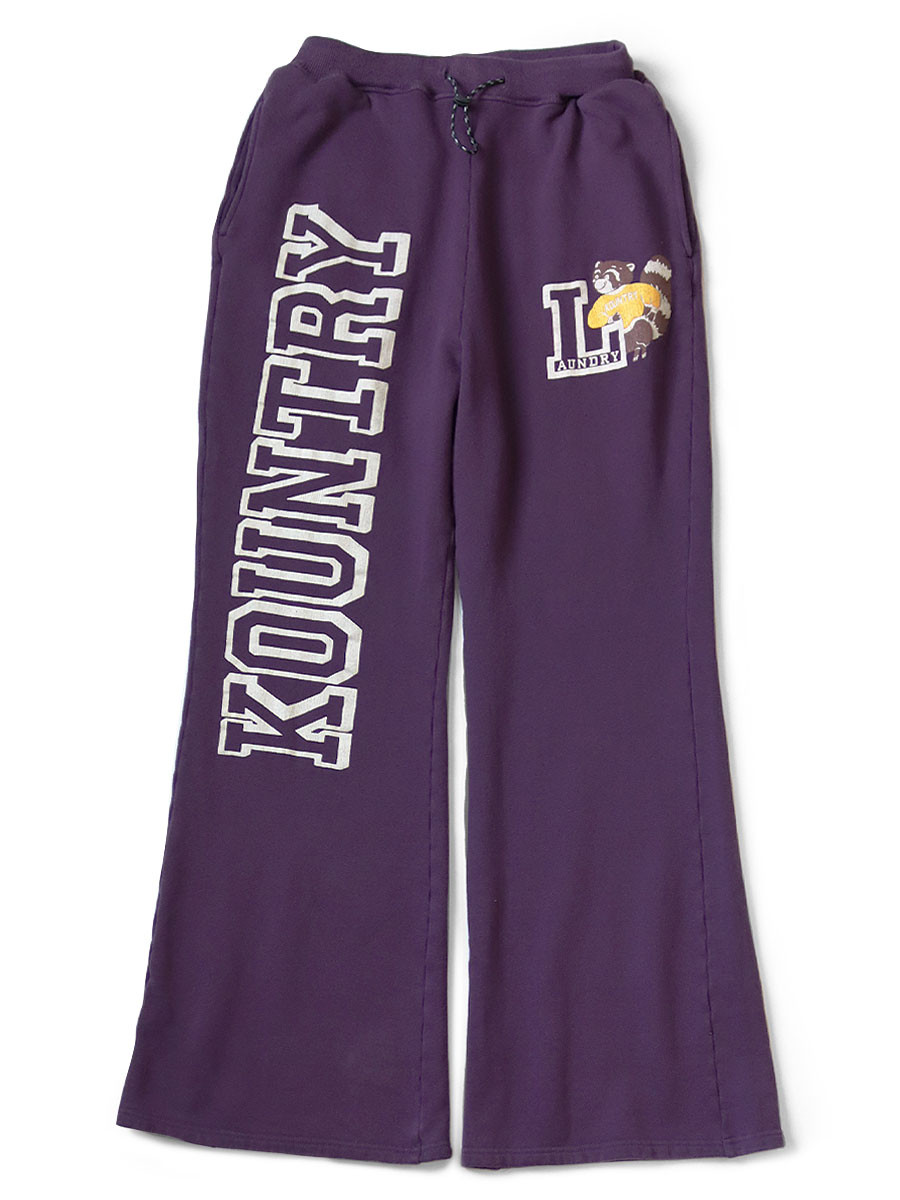 KAPITAL Pants 30/-Fleece Fleece Flared Sweatpants (KOUNTRY)