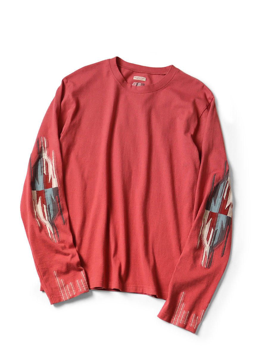 Kapital キャピタル　オルテガ　エスニックデザイン 長袖　シャツ KAPITAL T-Shirt Ortega Jersey Crewlon T-Shirt