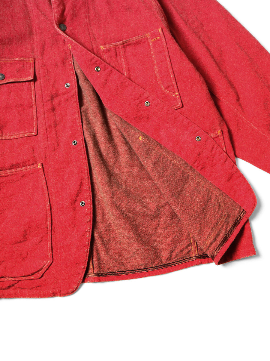 KAPITAL Jacket Twill Aged Wool CACTUS Coverall