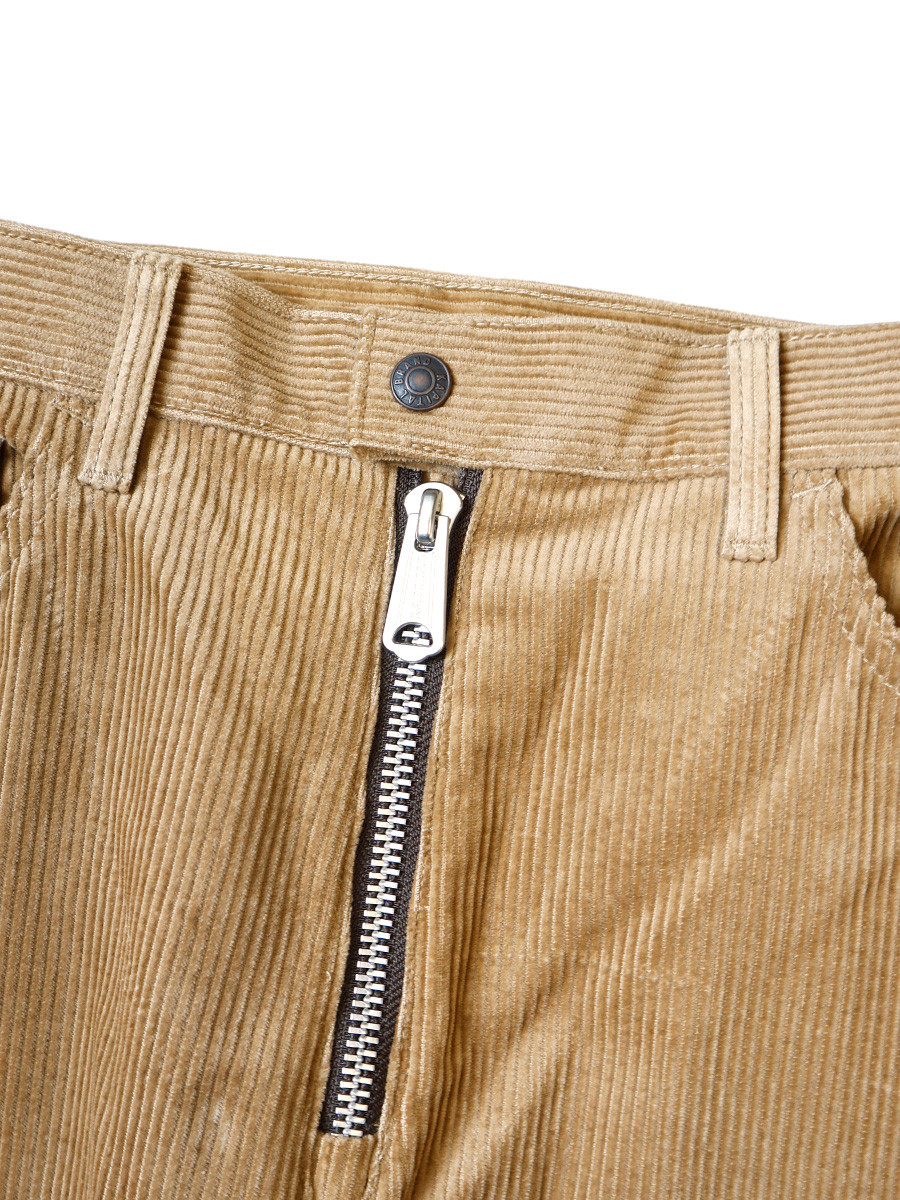 KAPITAL Pants 8W Corduroy 5P Zipper Rat Flare Pants