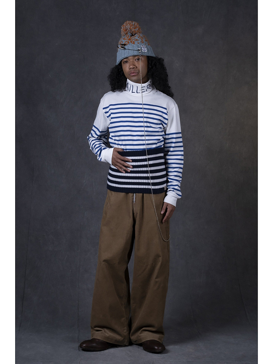 KAPITAL Pants 8W Corduroy 5P Zipper Rat Flare Pants