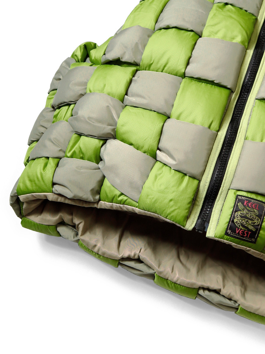 KAPITAL Vest Ripstop Nylon KEEL Weaving Vest