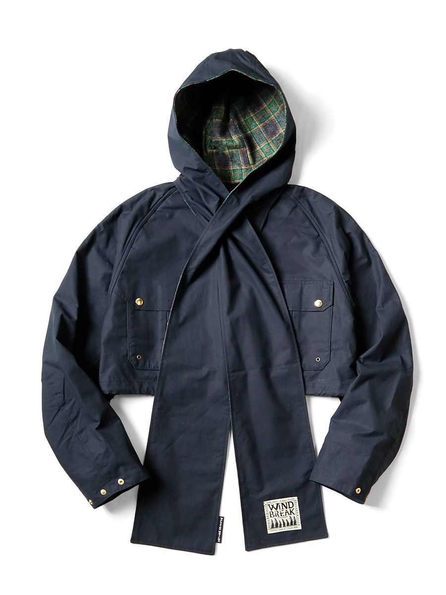 KAPITAL Jacket Cotton Weather Oil Coated Rabbit Gale Parka