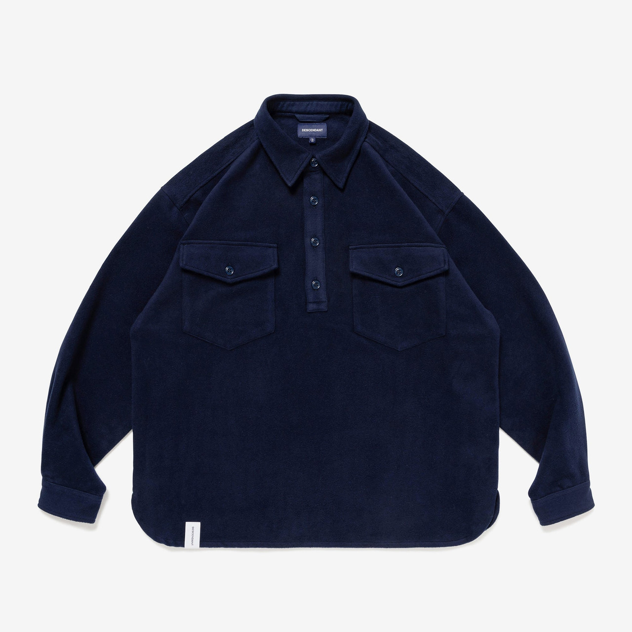 DESCENDANT SHIRT CPO MELTON LS SHIRT Online Shop to Worldwide