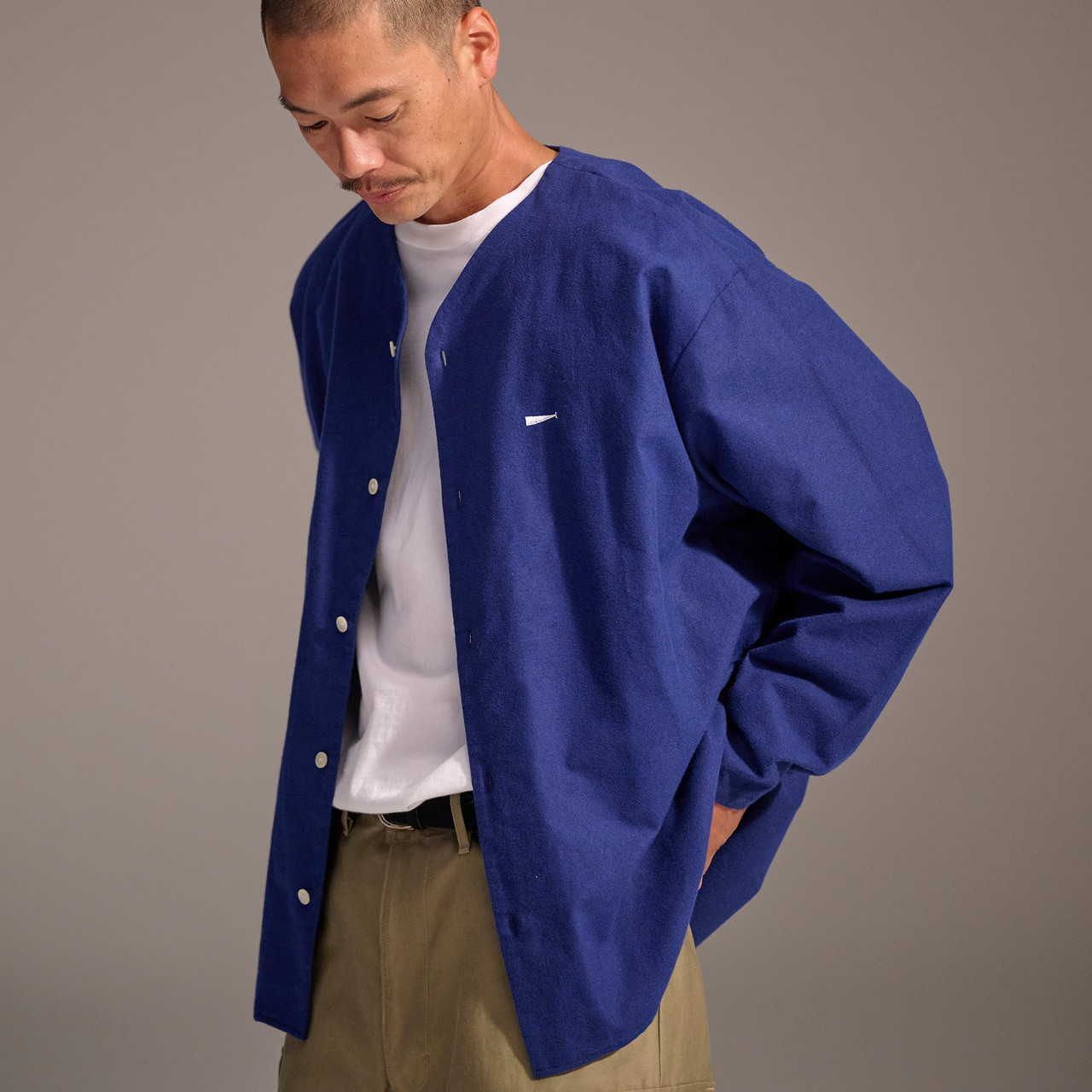 トップス DESCENDANT CARDIGAN LS SHIRT DESCENDANT SHIRT CCN COTTON CARDIGAN Online Shop to Worldwide
