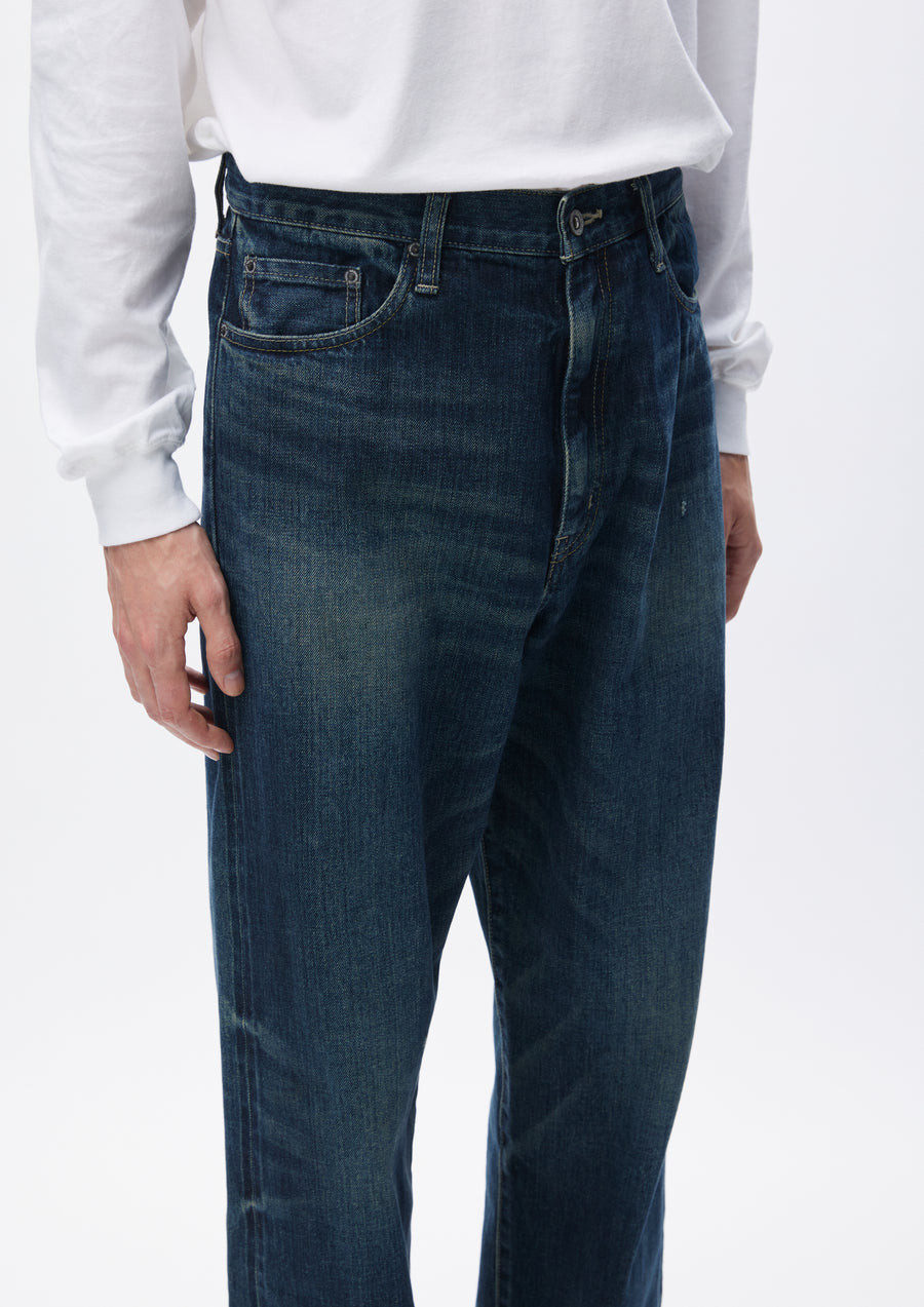 NEIGHBORHOOD PANTS WASHED DENIM DP BASIC PANTS