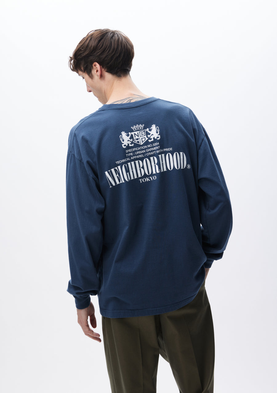NEIGHBORHOOD T-SHIRTS NH . TEE LS-9