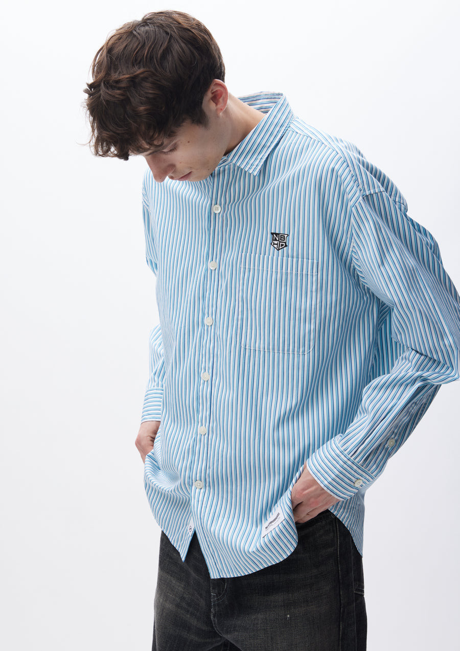 NEIGHBORHOOD SHIRTS TM STRIPE SHIRT LS