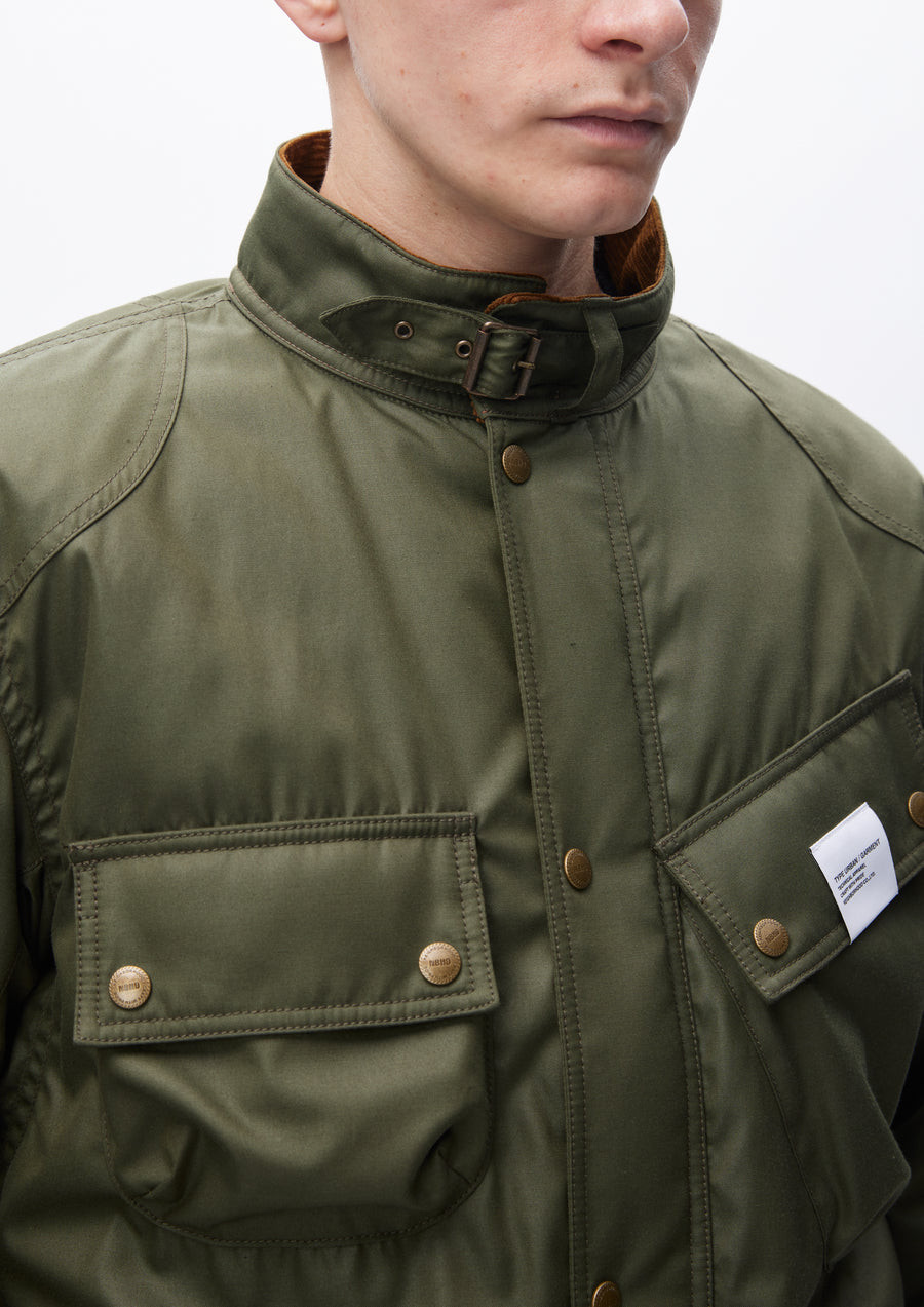 ネイバーフッド STAND COLLAR MOTORCYCLE JACKET NEIGHBORHOOD