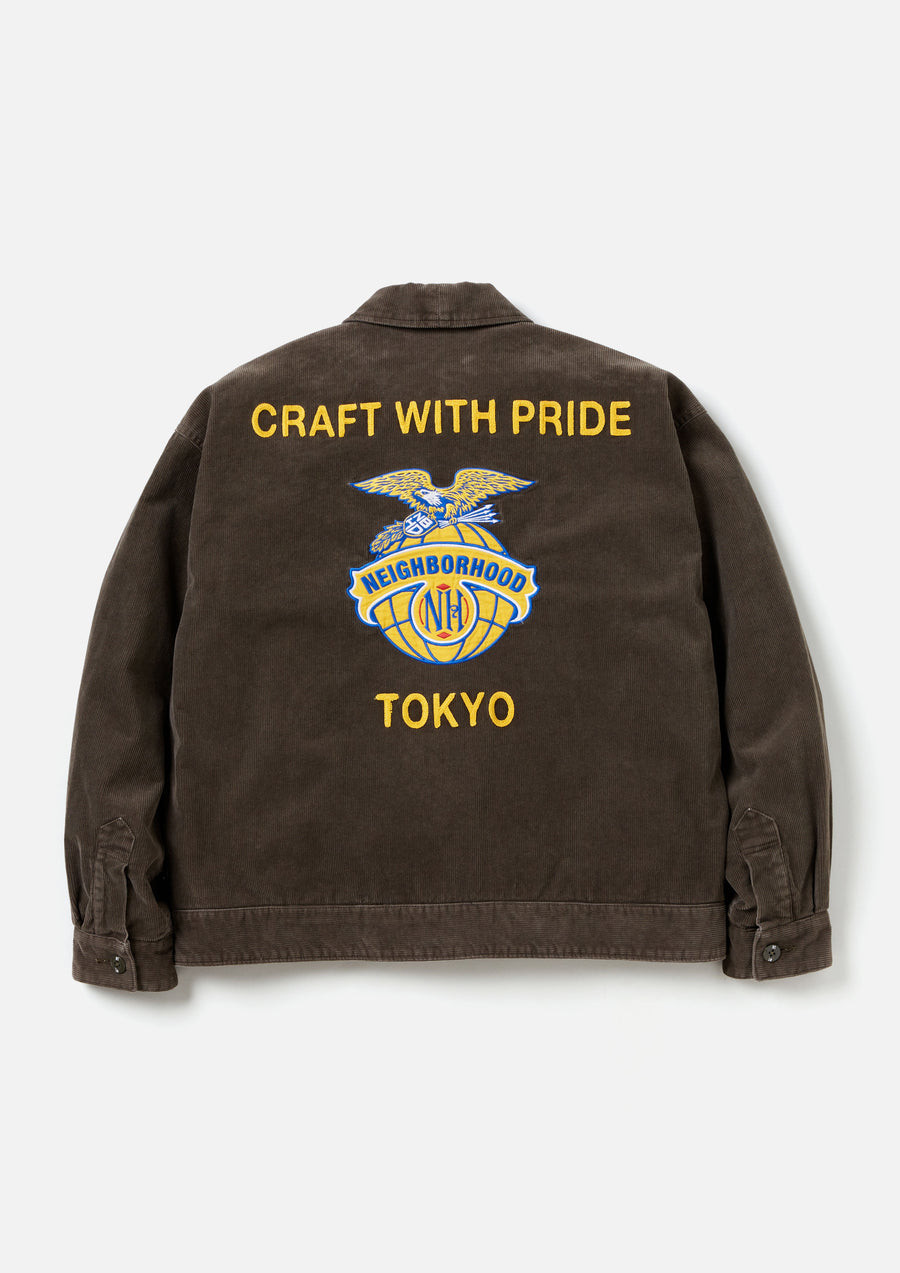 22aw NEIGHBORHOOD Corduroy Jacket ボア　L SIZE L NEIGHBORHOOD CORDUROY WESTERN BOA COAT BLACK ネイバーフッド