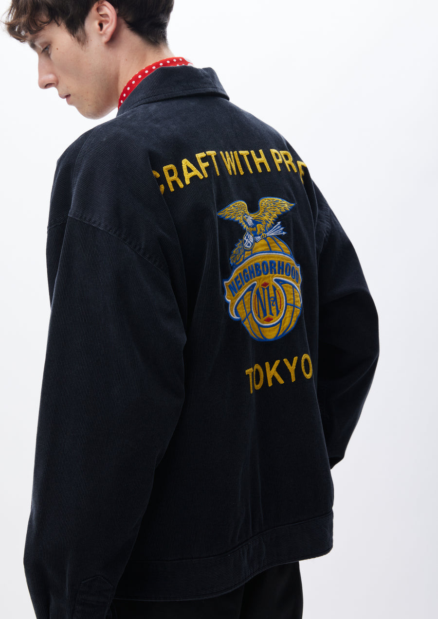 NEIGHBORHOOD JACKETS WASHED CORDUROY WORK JACKET NEIGHBORHOOD JACKETS WASHED CORDUROY WORK JACKET
