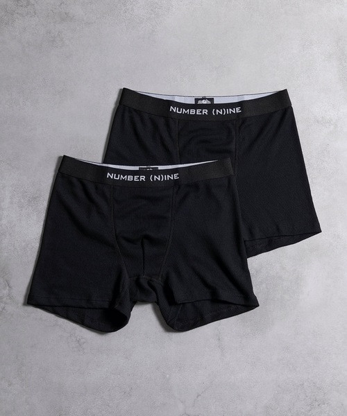 NUMBER (N)INE Underwear FRUIT OF THE LOOM × “2 PACK WAFFLE BOXER