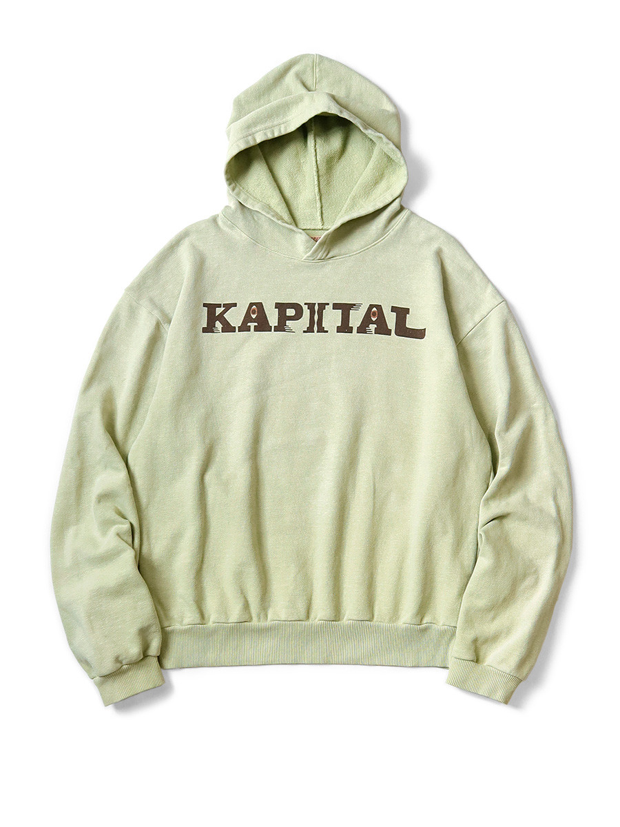 KAPITAL Sweat Shirt Fleece Hooded Sweatshirt (SPEAKEASY pt)