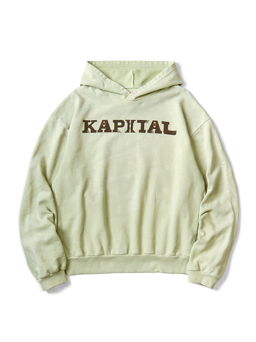 KAPITAL Sweat Shirt Fleece Hooded Sweatshirt (SPEAKEASY pt)
