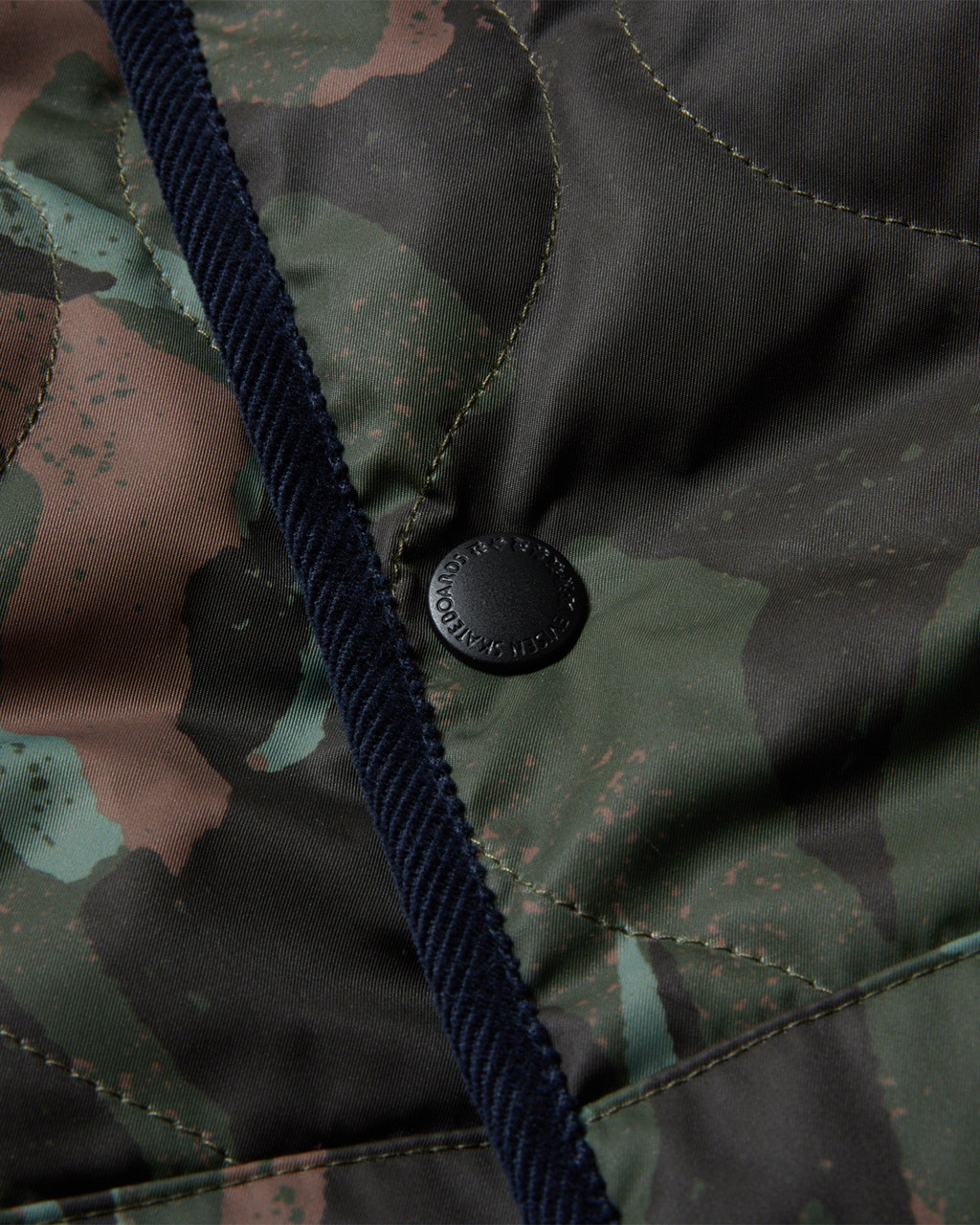 Evisen Skateboards JACKET REVERSIBLE SOUVENIR QUILTED JKT - NAVY