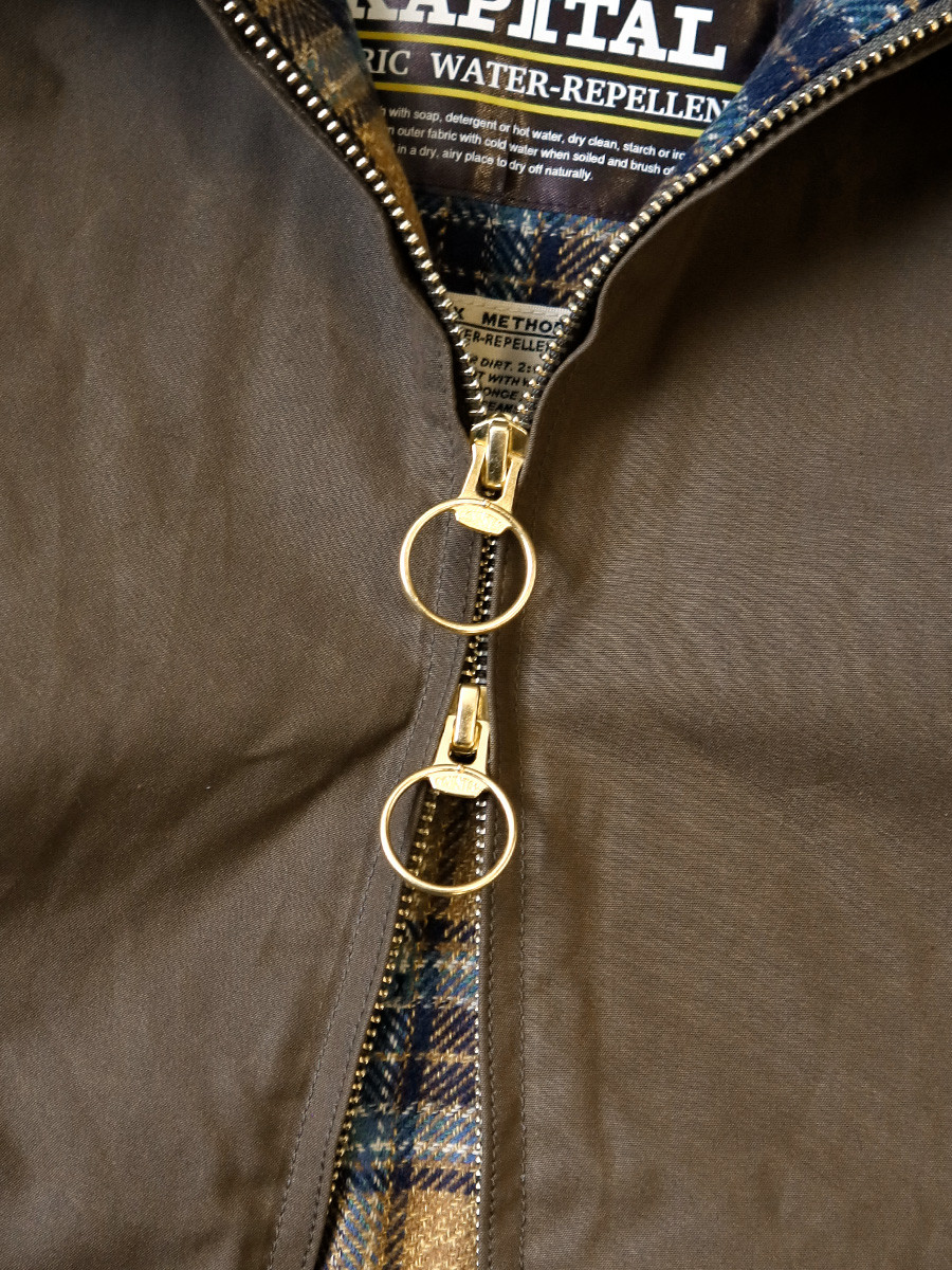 KAPITAL Jacket Cotton Weather Oil-Coated Drizzler Jacket