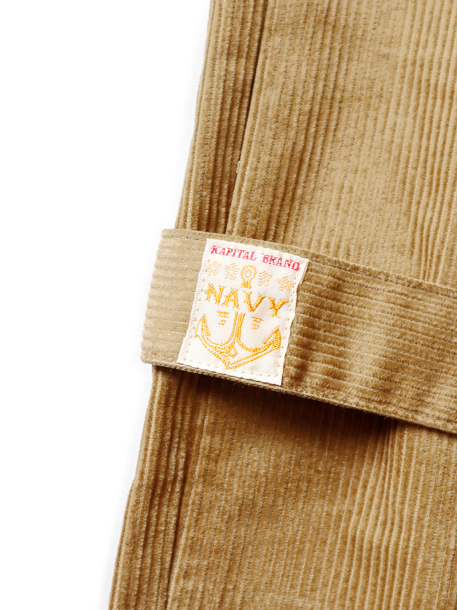 KAPITAL Pants 8W Corduroy Harbor Bondage Pants