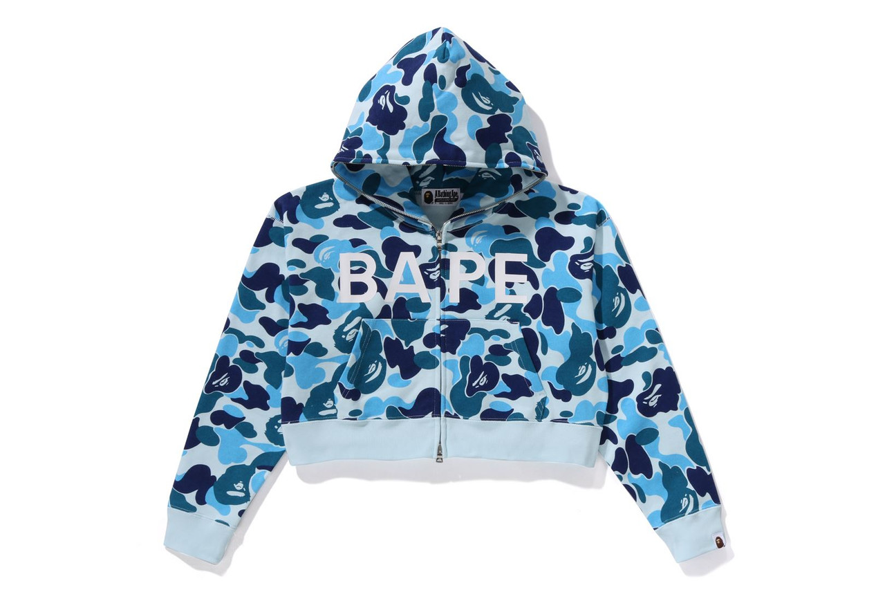 BAPE CUT AND SEWN ABC CAMO FULL ZIP HOODIE