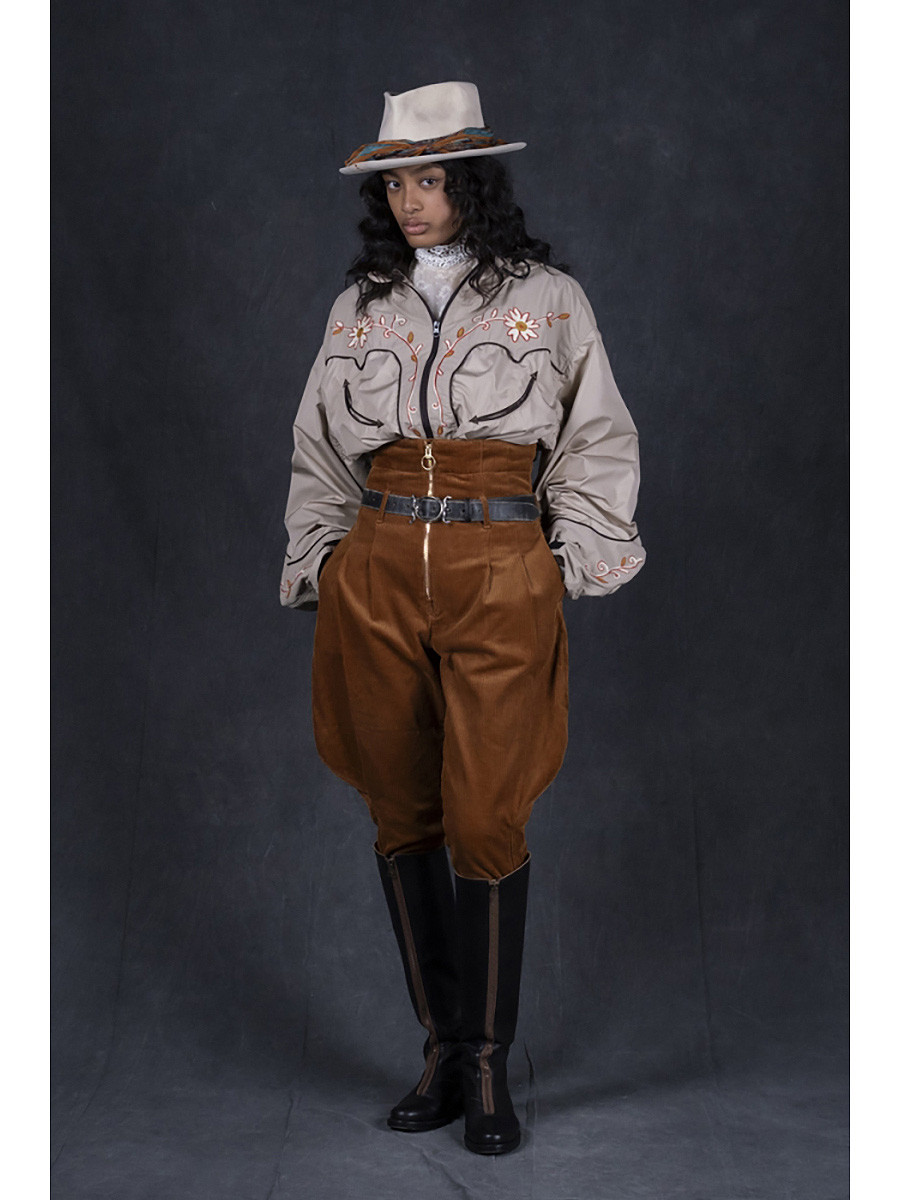 KAPITAL Pants 8W Corduroy Riding Pants