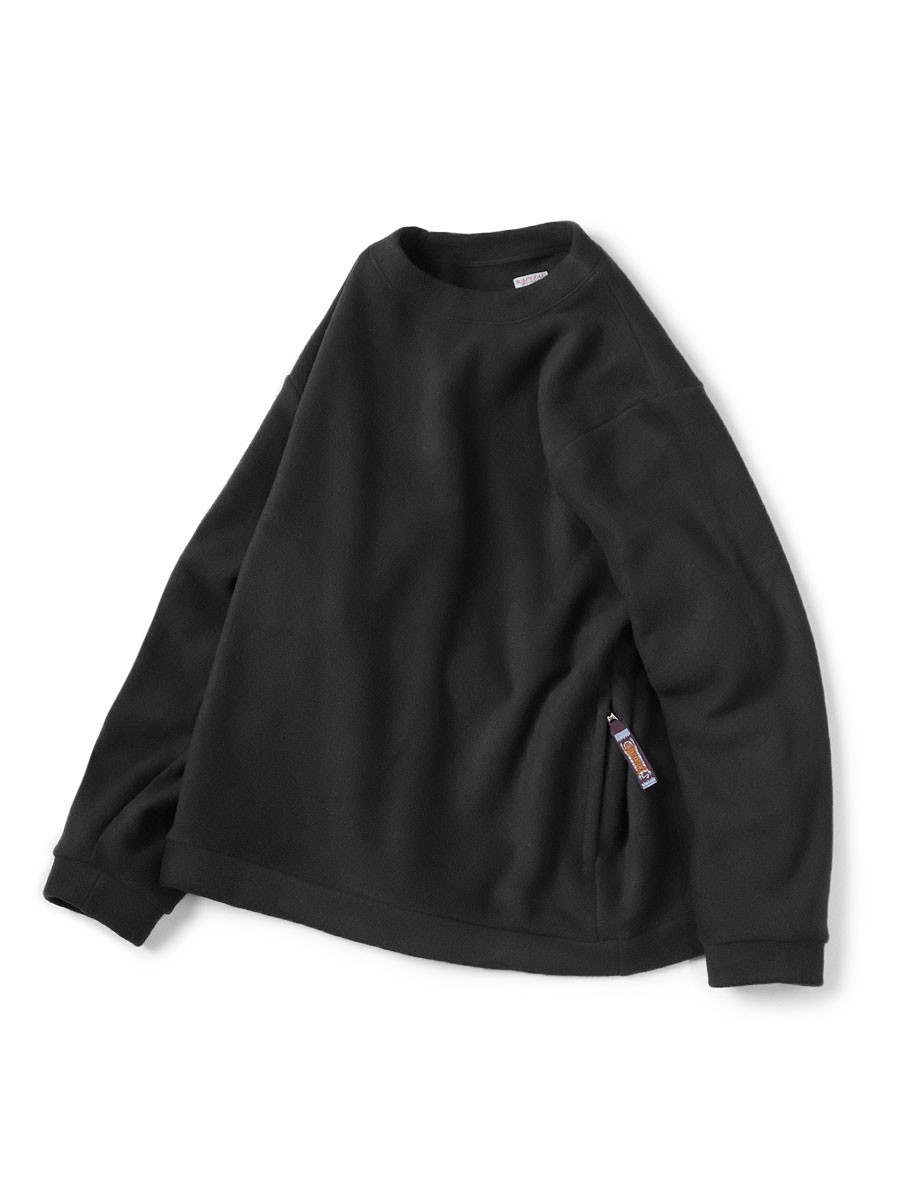 KAPITAL Sweat Shirt Reverse Fleece BIG Crew Sweatshirt