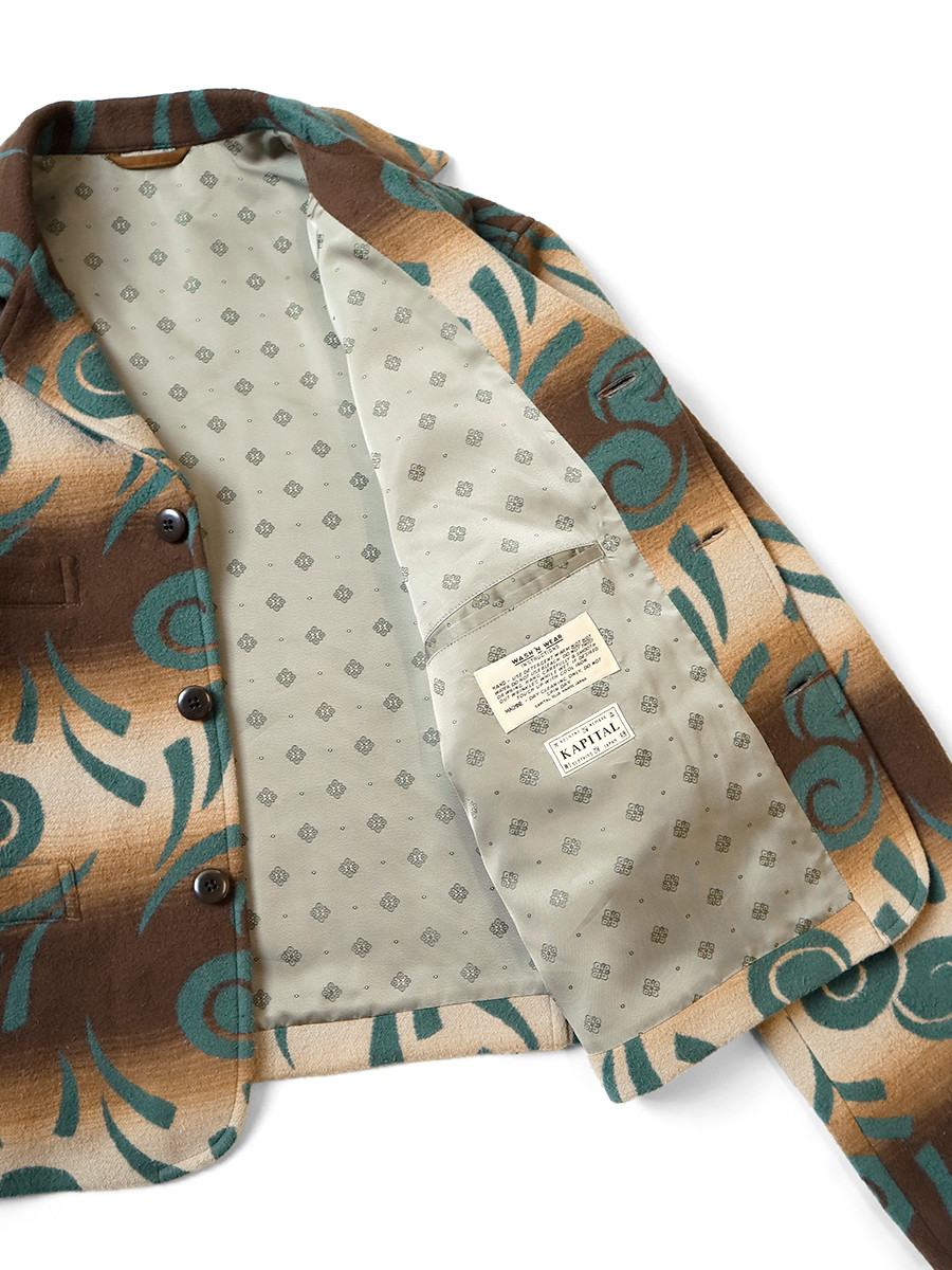 KAPITAL Jacket Napping Cotton Pueblo Vortex Baba Sawyer Jacket