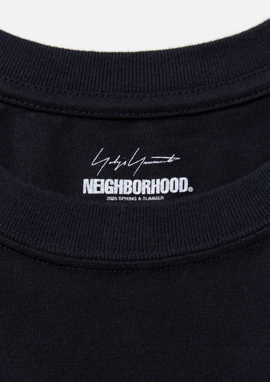 NEIGHBORHOOD T-SHIRTS NH X YOHJI YAMAMOTO . TEE SS-1